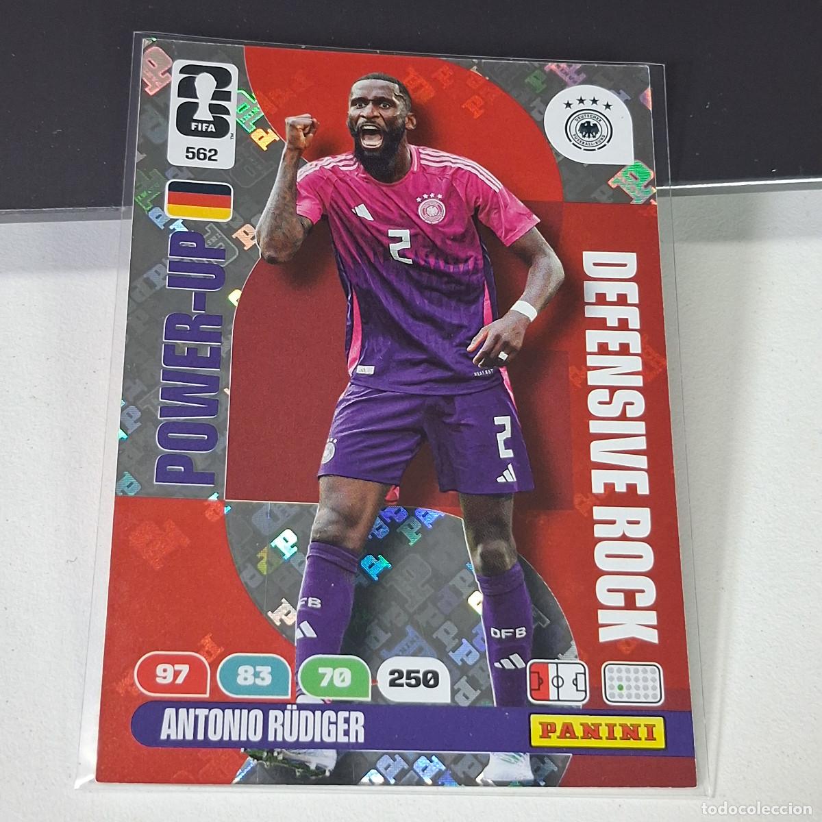 Cromos de f&uacute;tbol: B55 562 ANTONIO R&Uuml;DIGER ALEMANIA DEFENSIVE ROCK GERMANY PANINI ADRENALYN FIFA WORLD CUP 26 2026 CARD