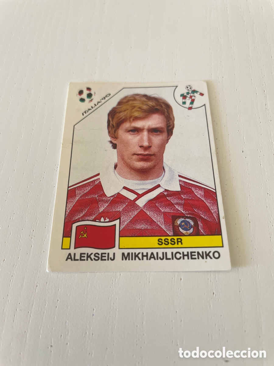 Cromos de f&uacute;tbol: ITALIA 90 cromo 145 ALEKSEIJ sin pegar