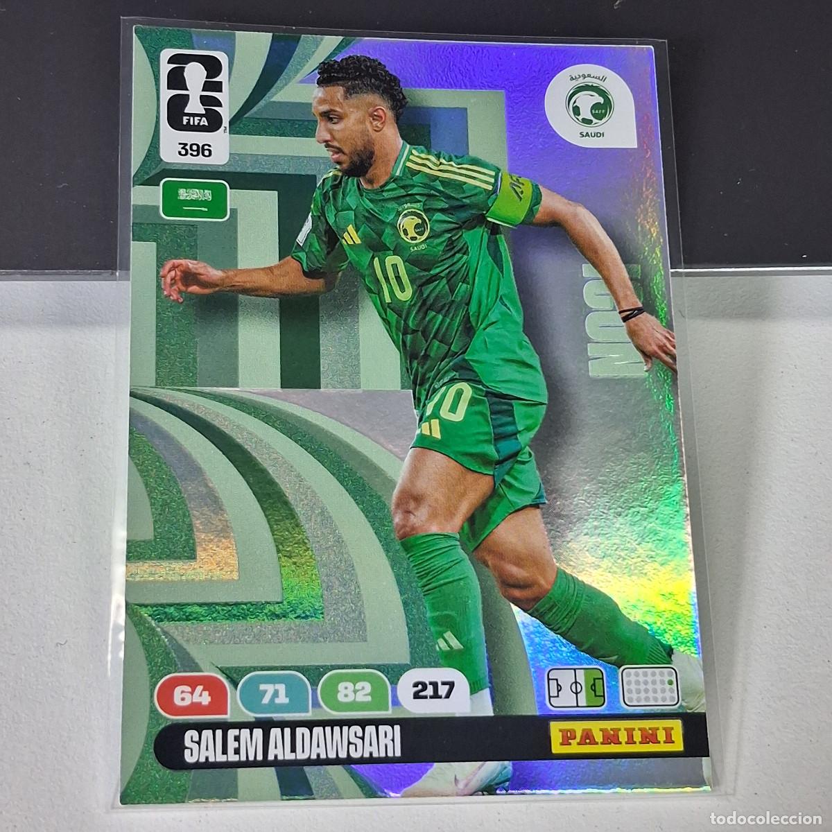 Cromos de f&uacute;tbol: B55 396 SALEM ALDAWSARI SAUDI ARABIA ICON PANINI ADRENALYN FIFA WORLD CUP 26 2026 CARD