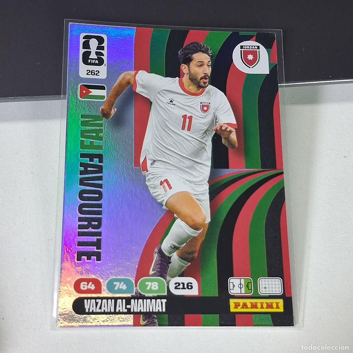 Cromos de f&uacute;tbol: B55 262 YAZAN AL-NAIMAT FAN FAVOURITE JORDANIA PANINI ADRENALYN FIFA WORLD CUP 26 2026 CARD