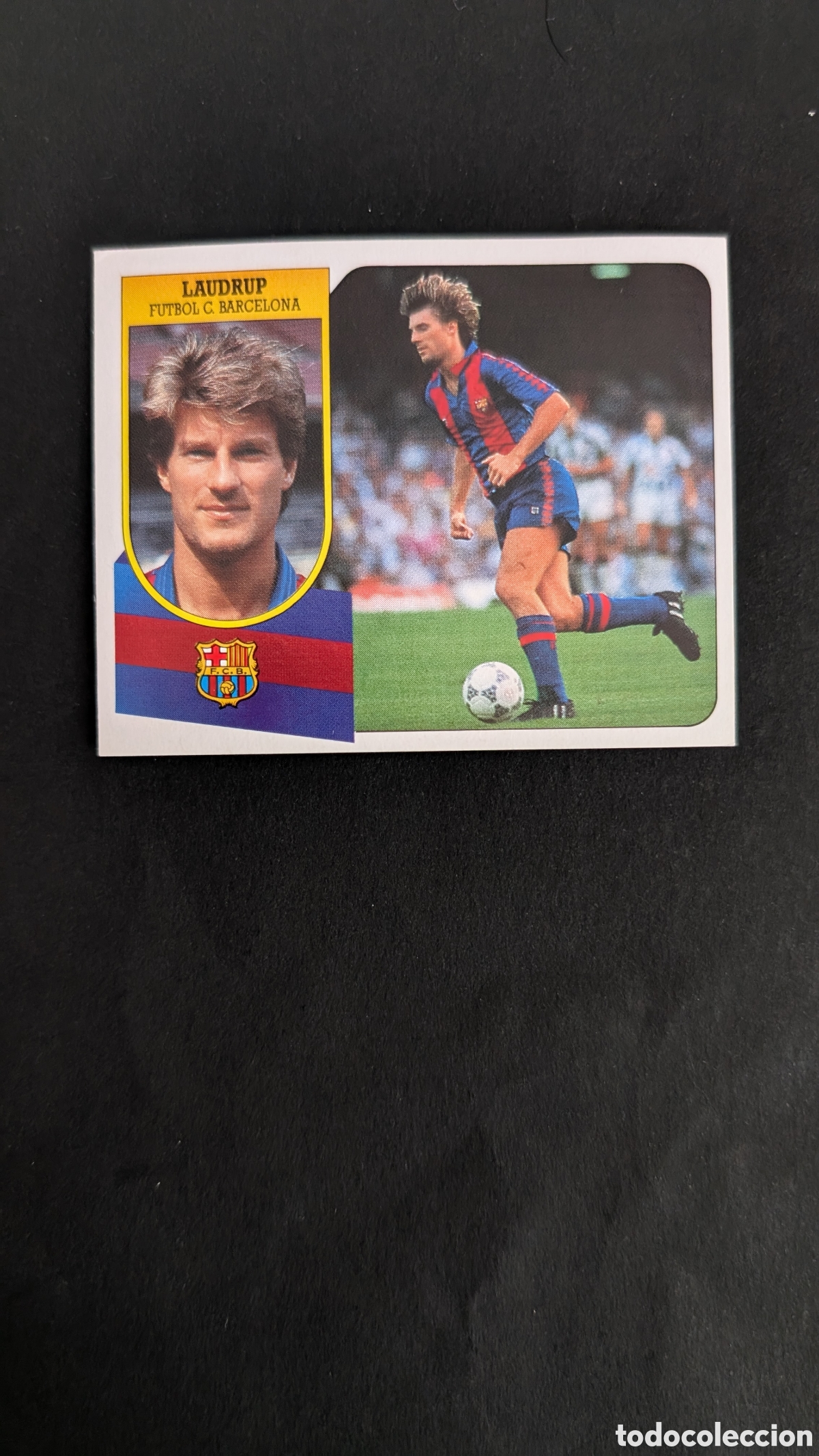 Cromos de f&uacute;tbol: LAUDRUP BARCELONA LIGA ESTE 1991/92 91 92 CARTON NUNCA PEGADO SIN PEGAR
