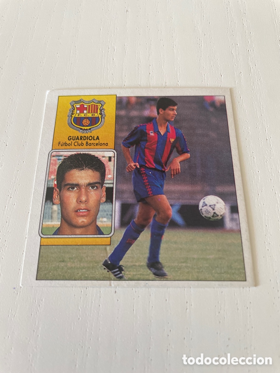Cromos de f&uacute;tbol: LIGA 92 92 GUARDIOLA Barcelona sin pegar