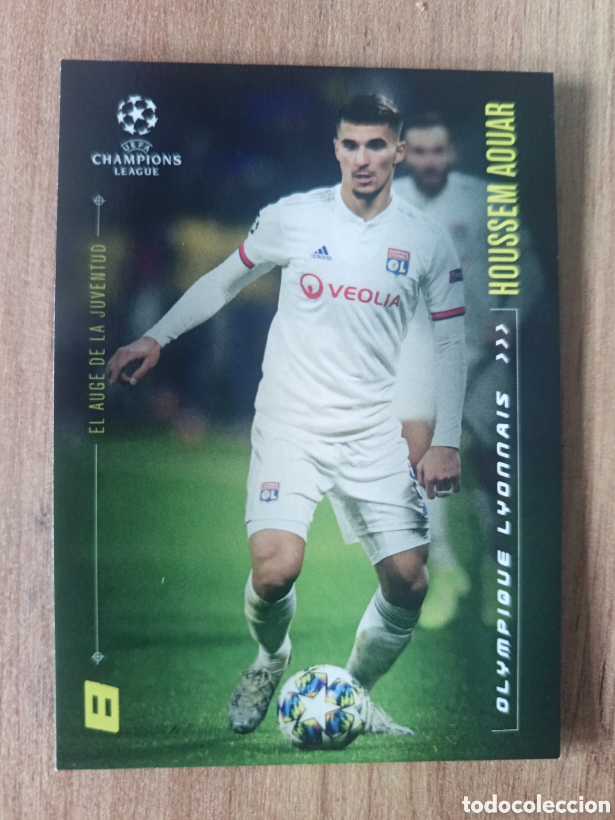 Cromos de f&uacute;tbol: Houssen ALISSON BECKER CARTA CARD DISE&Ntilde;O LEO MESSI BARCELONA BAR&Ccedil;A TOPPS CHAMPIONS LEAGUE