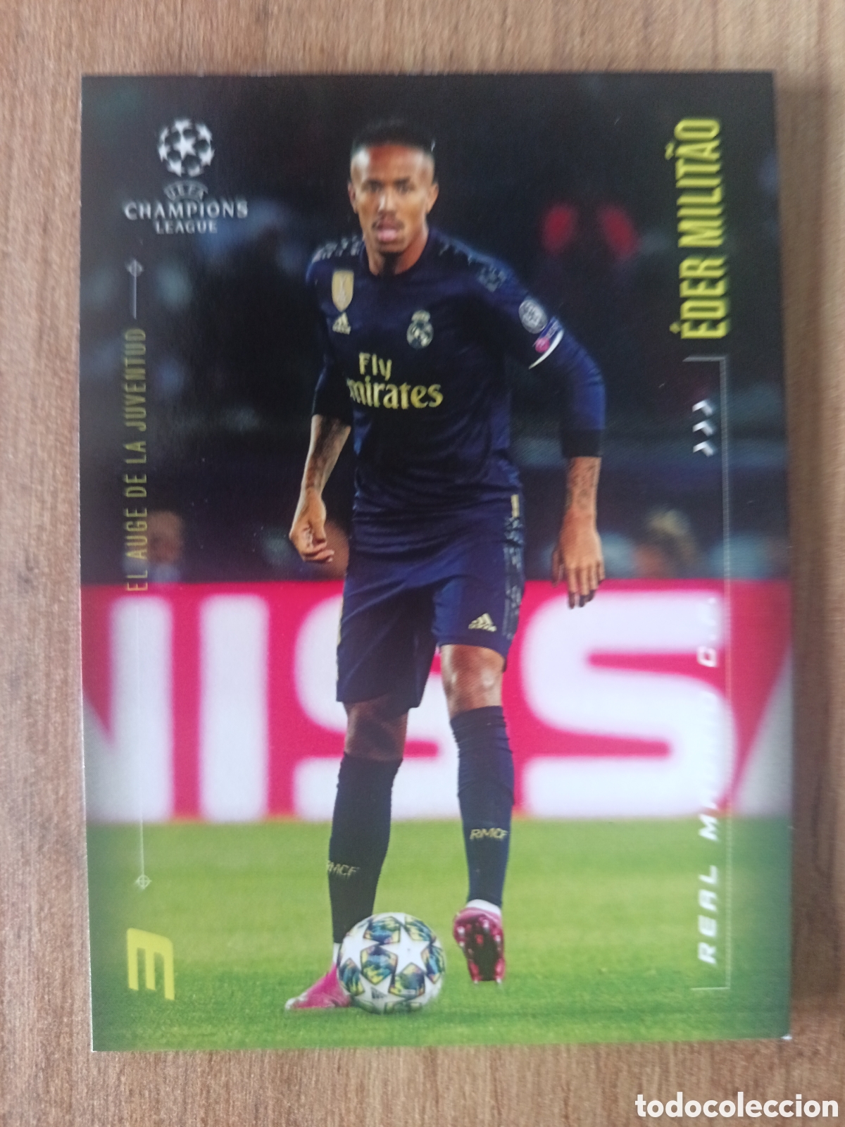 Cromos de f&uacute;tbol: Militao ALISSON BECKER CARTA CARD DISE&Ntilde;O LEO MESSI BARCELONA BAR&Ccedil;A TOPPS CHAMPIONS LEAGUE