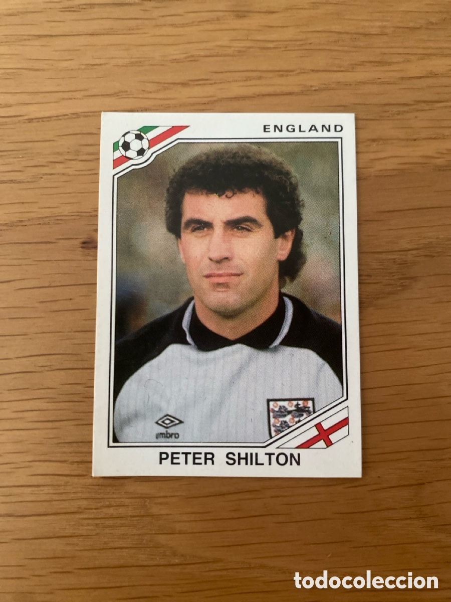 Cromos de f&uacute;tbol: Cromo panini mundial Mexico 86 n&uacute;mero 402 Shilton - Sticker album world cup Mexico 1986