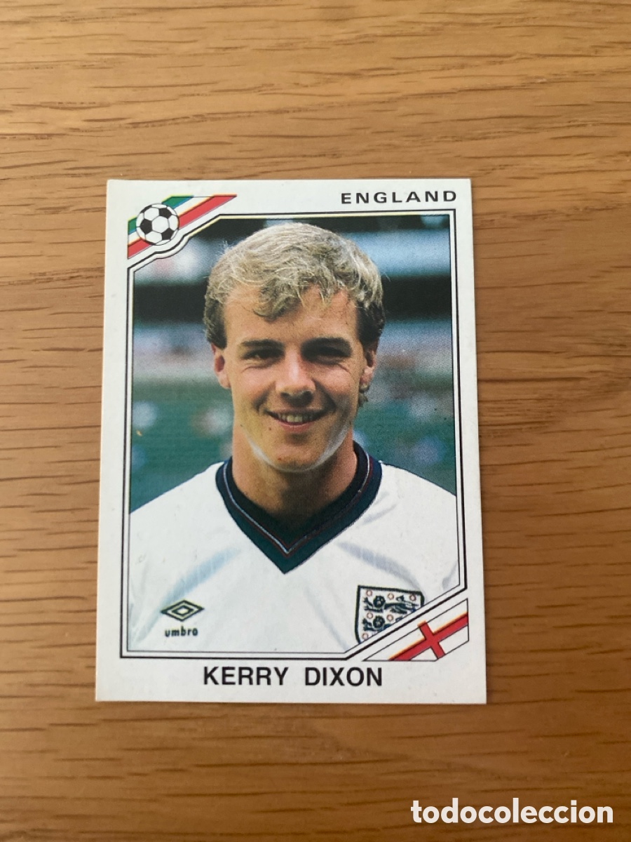 Cromos de f&uacute;tbol: Cromo panini mundial Mexico 86 n&uacute;mero 414 Dixon - Sticker album world cup Mexico 1986