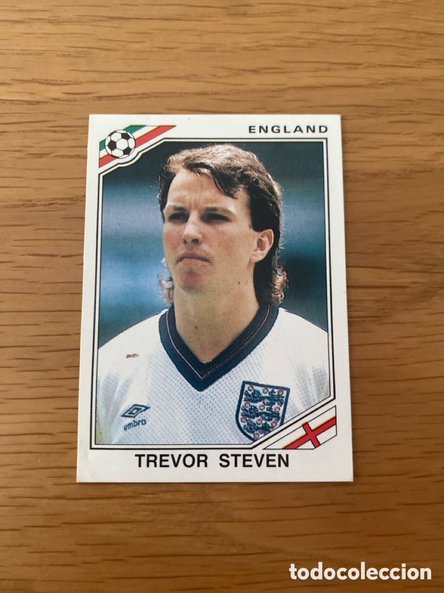 Cromos de f&uacute;tbol: Cromo panini mundial Mexico 86 n&uacute;mero 408 Steven - Sticker album world cup 1986