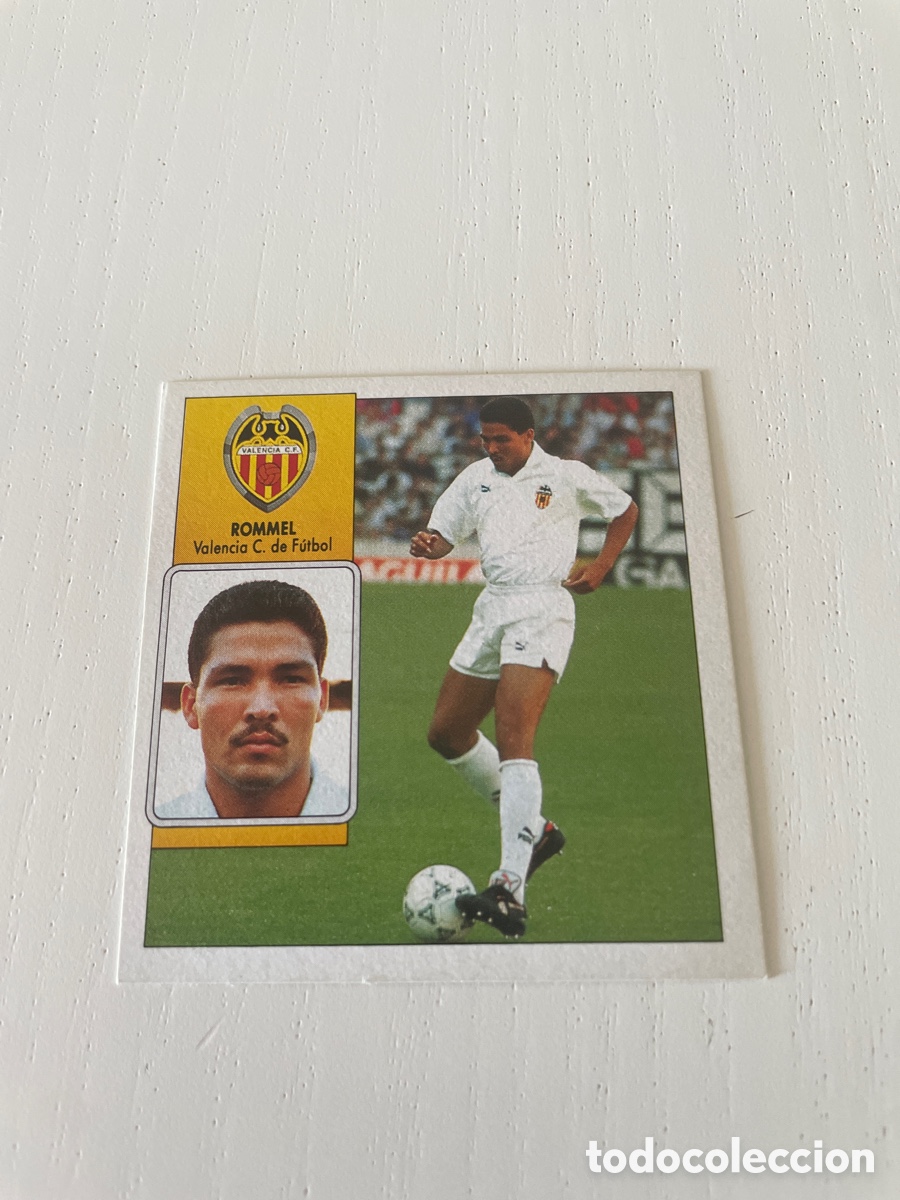Cromos de f&uacute;tbol: LIGA 92 93 ROMMEL Valencia SIN PEGAR
