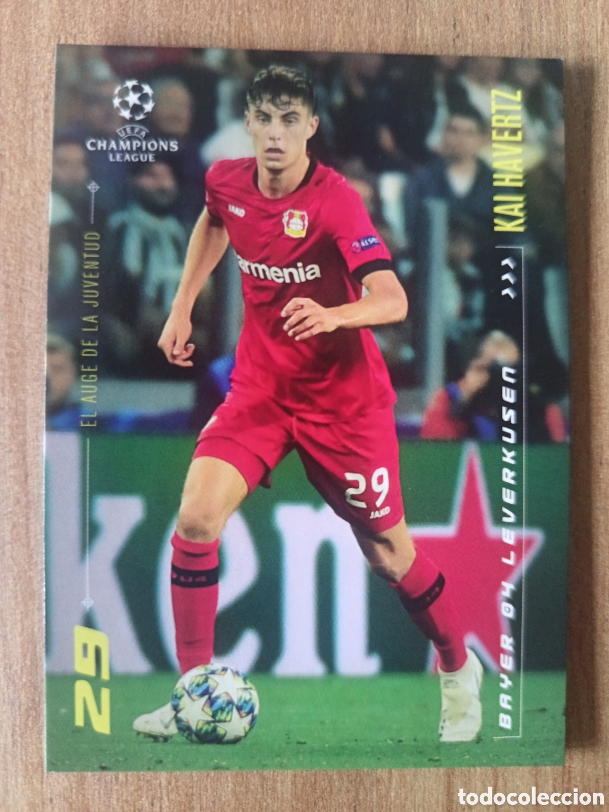 Cromos de f&uacute;tbol: Havertz ALISSON BECKER CARTA CARD DISE&Ntilde;O LEO MESSI BARCELONA BAR&Ccedil;A TOPPS CHAMPIONS LEAGUE