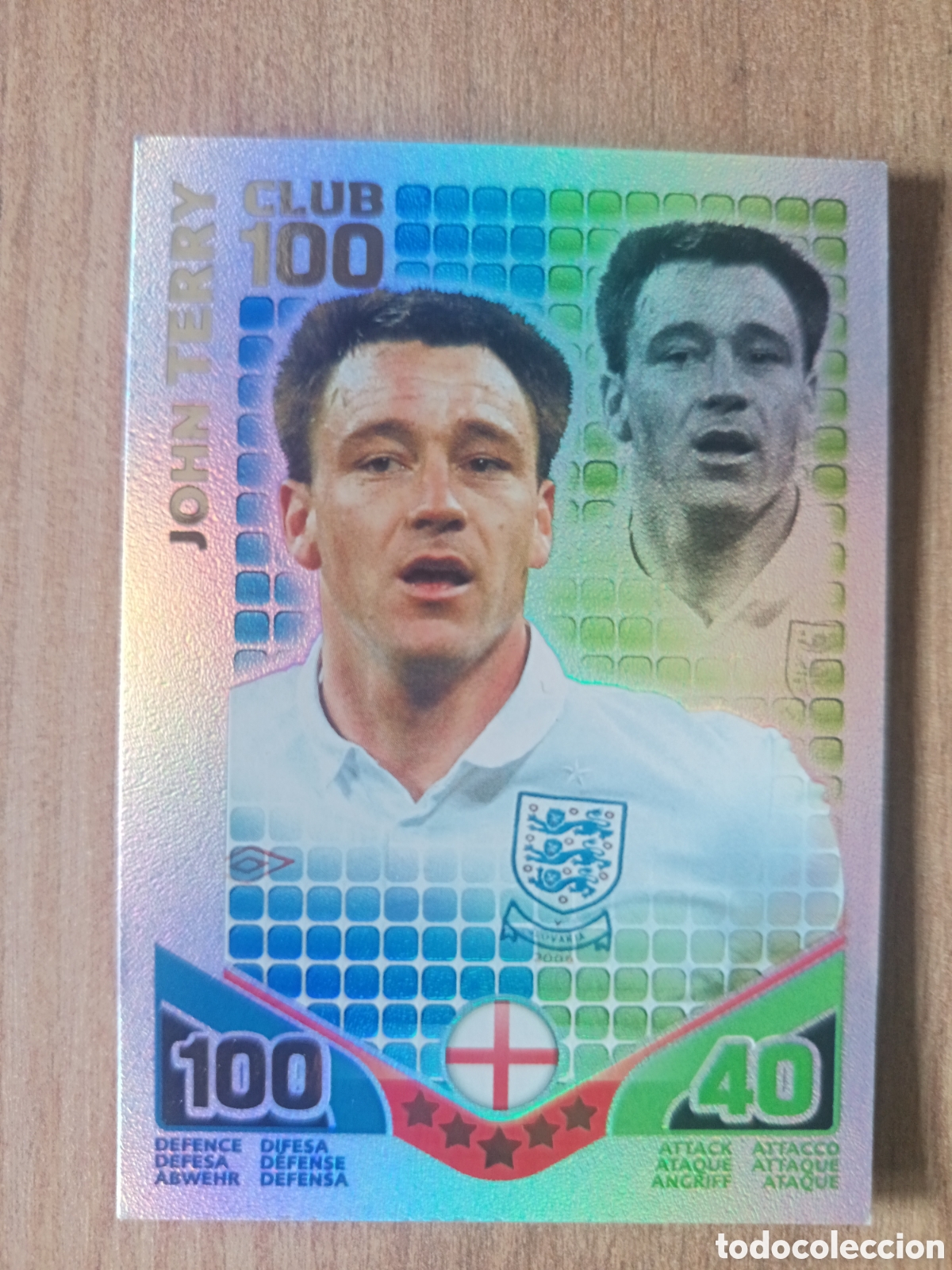Cromos de f&uacute;tbol: Terry MATCH ATTAX TOPPS MUNDIAL COPA DEL MUNDO WORLD CUP 2010 CARD TARJETA F&Uacute;TBOL