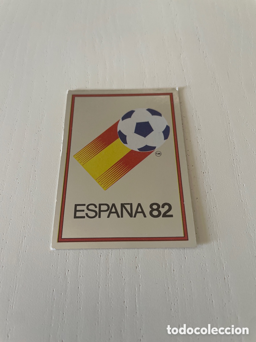 Cromos de f&uacute;tbol: ESPA&Ntilde;A 82 cromo 2 LOGO Sin Pegar