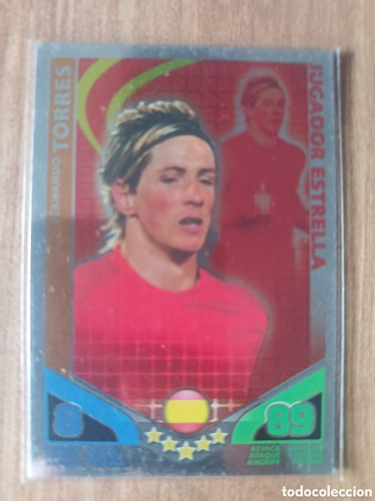 Cromos de f&uacute;tbol: Fernando torres MATCH ATTAX TOPPS MUNDIAL COPA DEL MUNDO WORLD CUP 2010 CARD TARJETA F&Uacute;TBOL