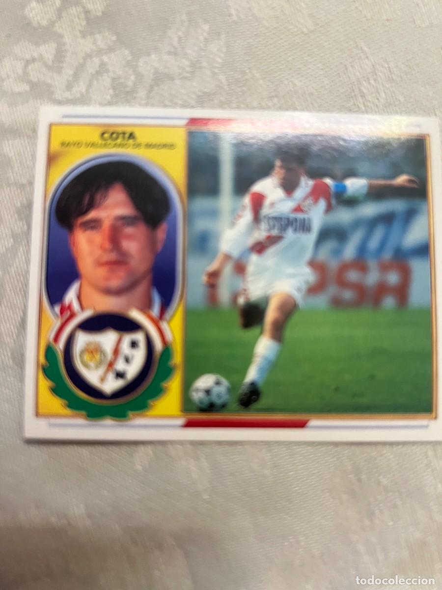 Cromos de f&uacute;tbol: COTA RAYO VALLECANO SIN PEGAR EDICIONES ESTE 1996-97