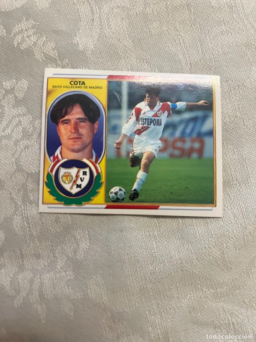 Cromos de f&uacute;tbol: COTA RAYO VALLECANO SIN PEGAR EDICIONES ESTE 1996-97