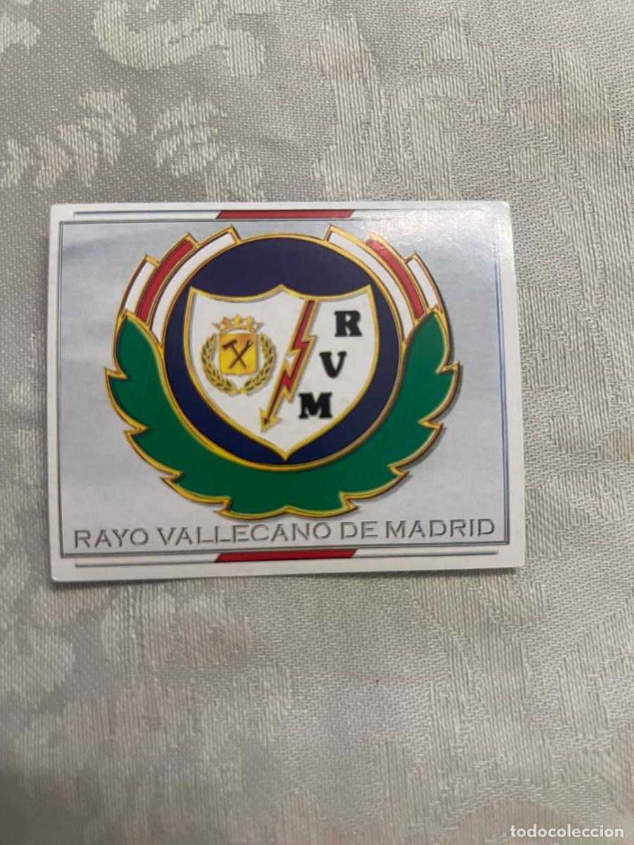 Cromos de f&uacute;tbol: ESCUDO RAYO VALLECANO SIN PEGAR EDICIONES ESTE 1996-97