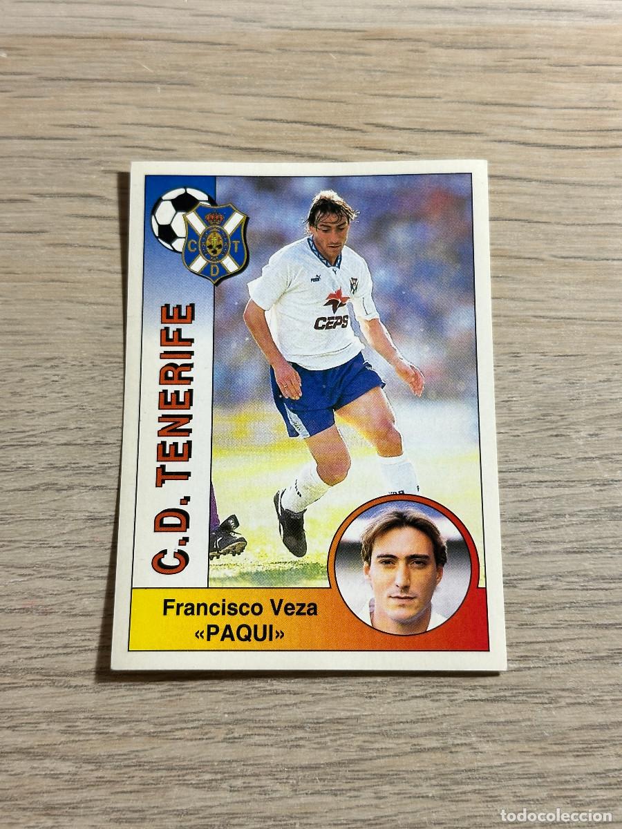 Cromos de f&uacute;tbol: PAQUI TENERIFE n&ordm; 296 PANINI LIGA 94 95 CROMO SIN PEGAR NUNCA PEGADO