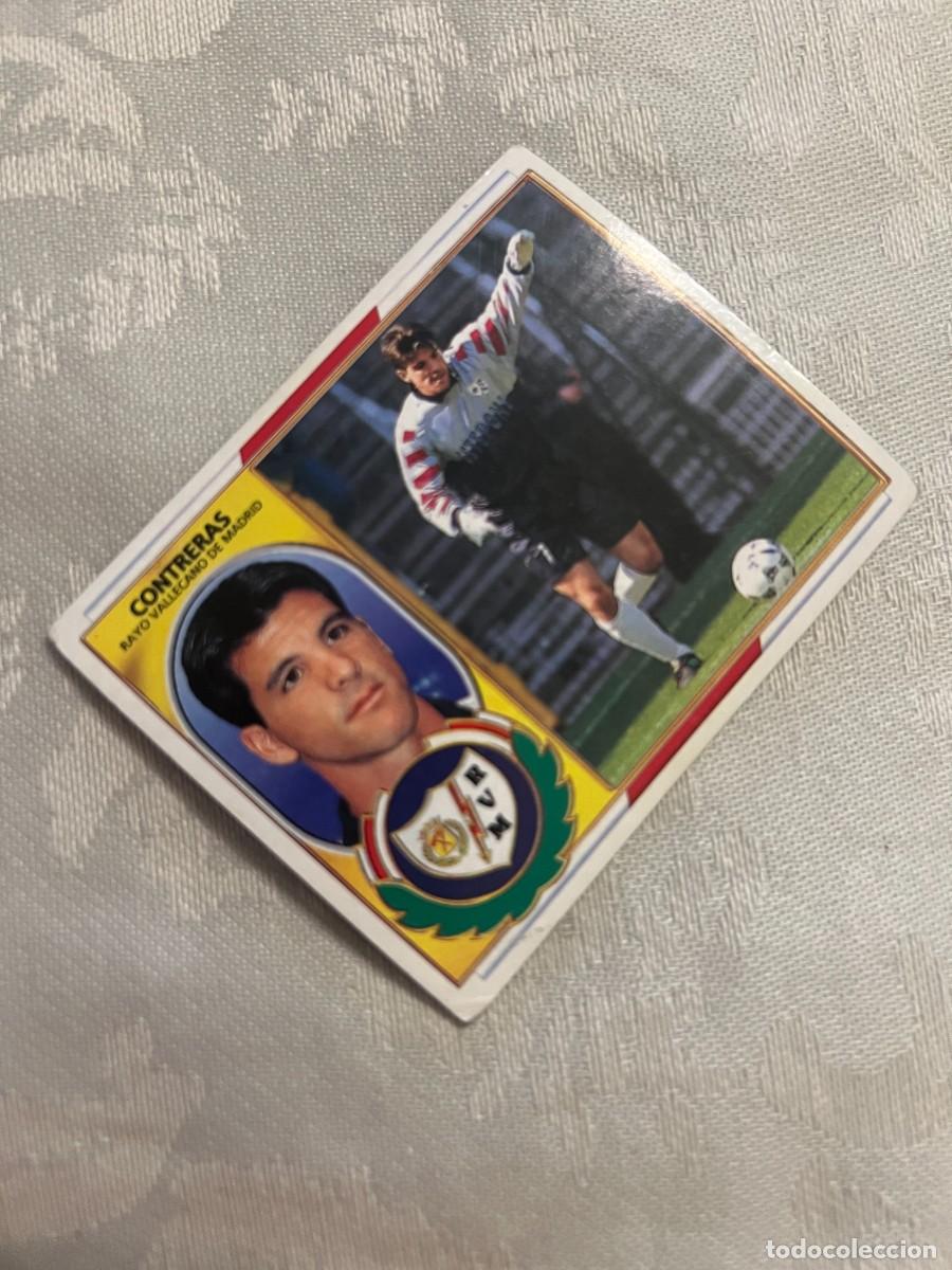 Cromos de f&uacute;tbol: CONTRERAS RAYO VALLECANO SIN PEGAR EDICIONES ESTE 1996-97