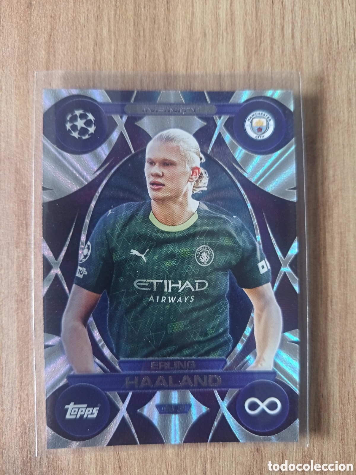 Cromos de f&uacute;tbol: ERLING HAALAND TOPPS MATCH ATTAX 2025 2026 IN3 IN 3 INFINITY ATTAX 26