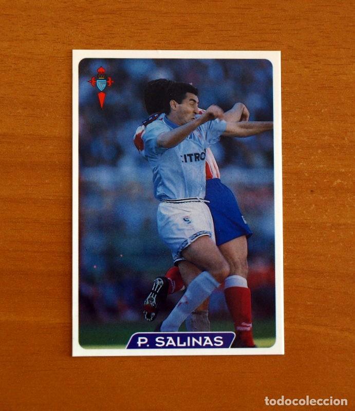 Fu&szlig;ball-Sticker: Celta de Vigo - N&ordm; 222 Patxi Salinas -Las Fichas de la Liga 95-96-1995-1996 Mundicromo