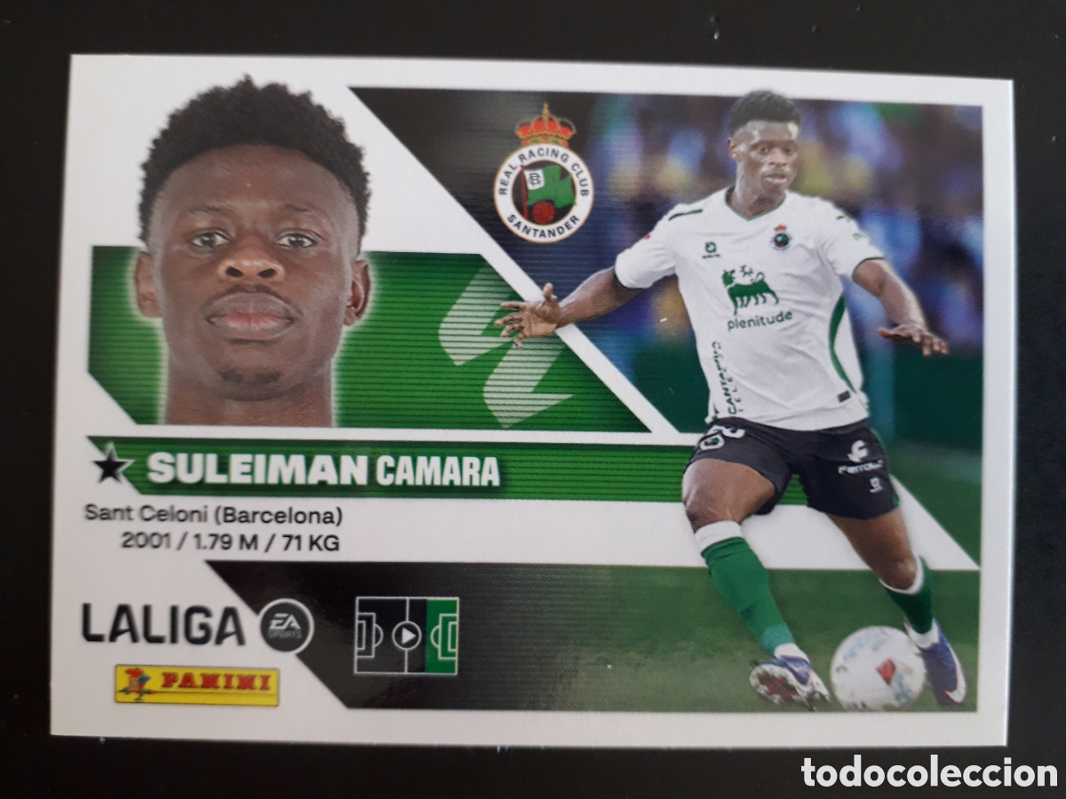 Cromos de f&uacute;tbol: SULEIMAN RACING DE SANTANDER N&deg; 15 ED ESTE 2026 2027 26 27 SIN PEGAR PEDIDO M&Iacute;NIMO 3&euro;
