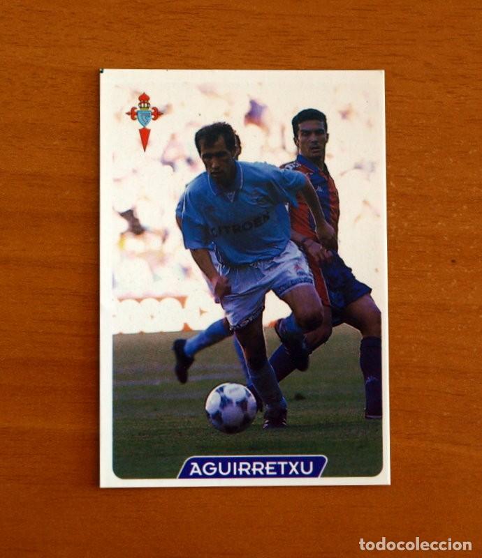 Cromos de f&uacute;tbol: Celta de Vigo - N&ordm; 228 Aguirretxu -Las Fichas de la Liga 95-96-1995-1996 Mundicromo