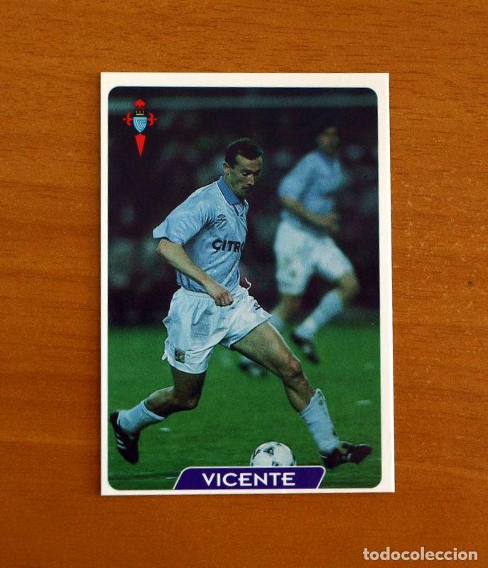 Cromos de f&uacute;tbol: Celta de Vigo - N&ordm; 231 Vicente -Las Fichas de la Liga 95-96-1995-1996 Mundicromo