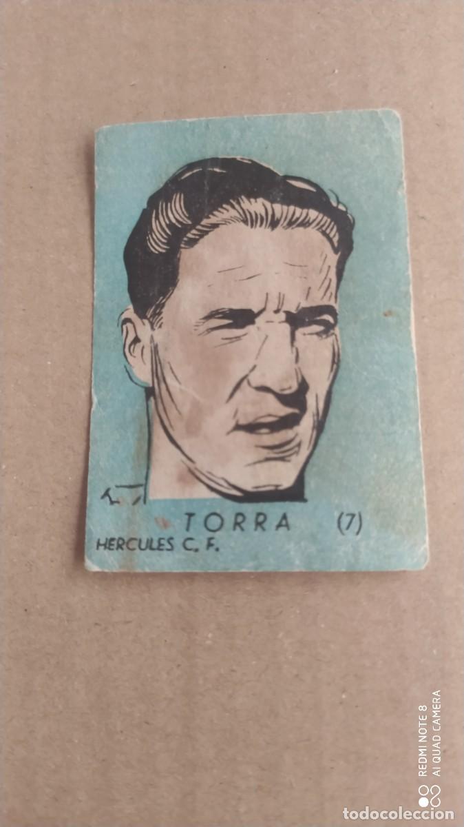 Cromos de f&uacute;tbol: HERCULES 7 TORRA - DINAMICO 1951 1952 -51 52 - CHOCOLATES EL LINCE Y MADAM , F