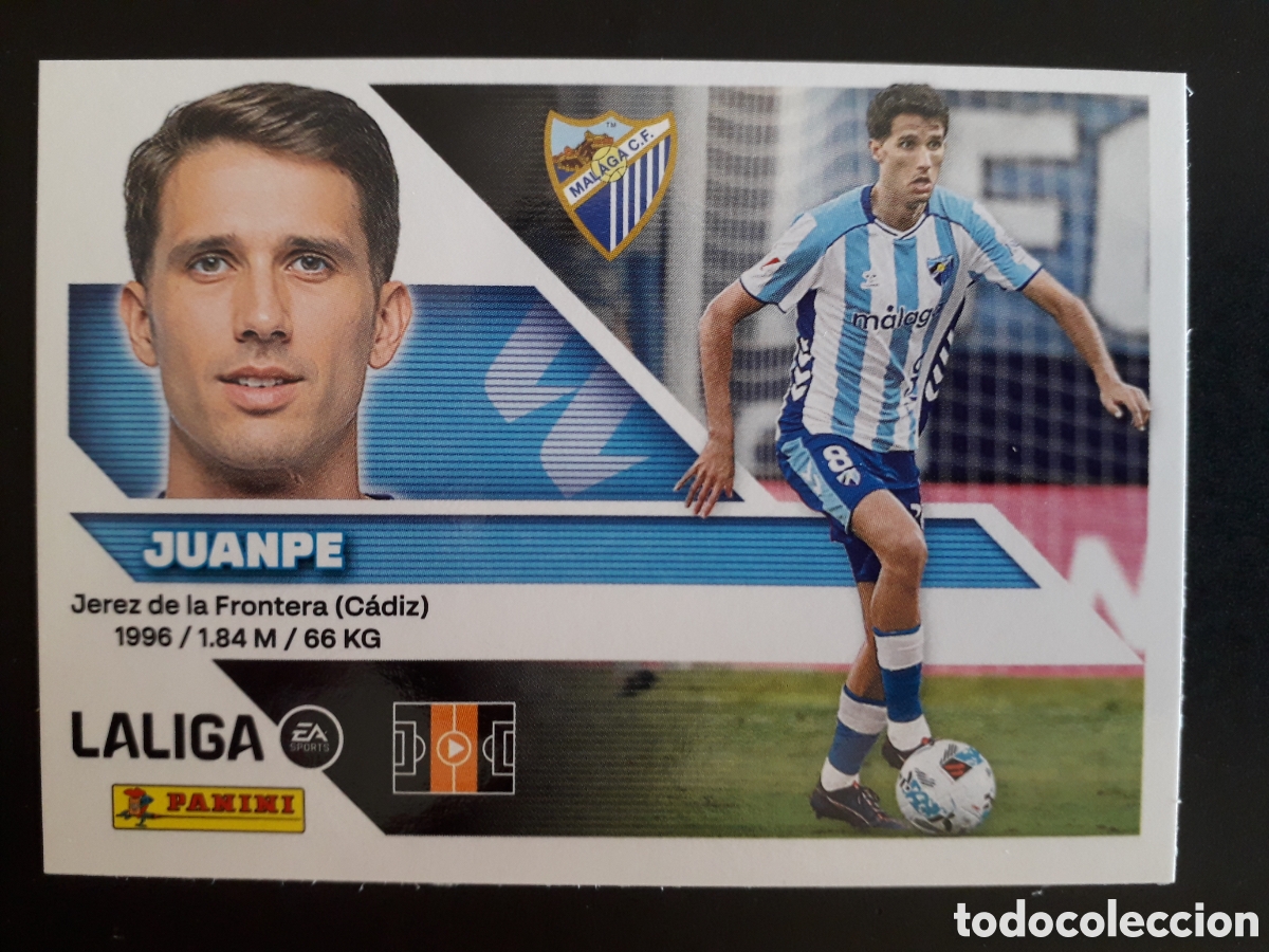 Cromos de f&uacute;tbol: JUANPE, M&Aacute;LAGA N&deg; 13B ED ESTE 2026 2027 26 27 SIN PEGAR PEDIDO M&Iacute;NIMO 3&euro;
