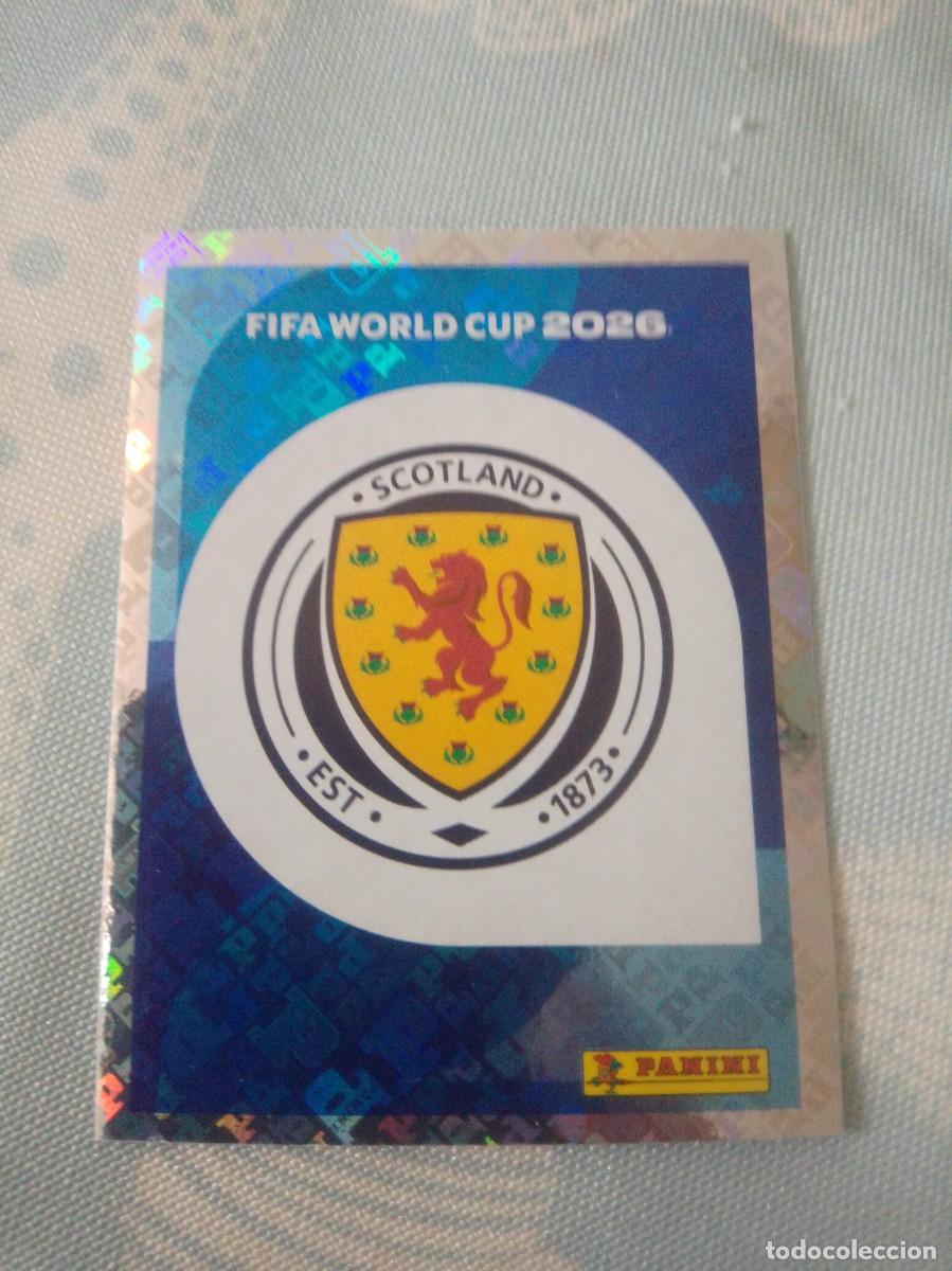 Cromos de f&uacute;tbol: ESCUDO DE ESCOCIA SCO 1 MUNDIAL FIFA WORLD CUP 2026 26 PANINI STICKERS NUEVO
