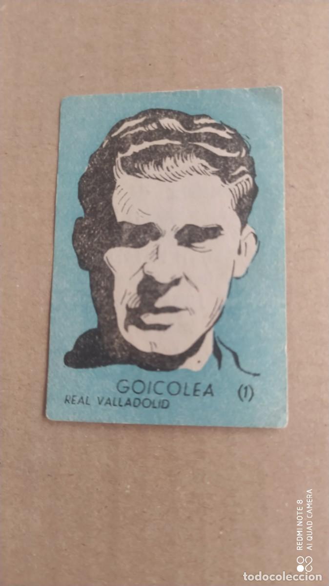 Cromos de f&uacute;tbol: VALLADOLID 1 GOICOLEA - DINAMICO 1951 1952 -51 52 - CHOCOLATES EL LINCE Y MADAM , F