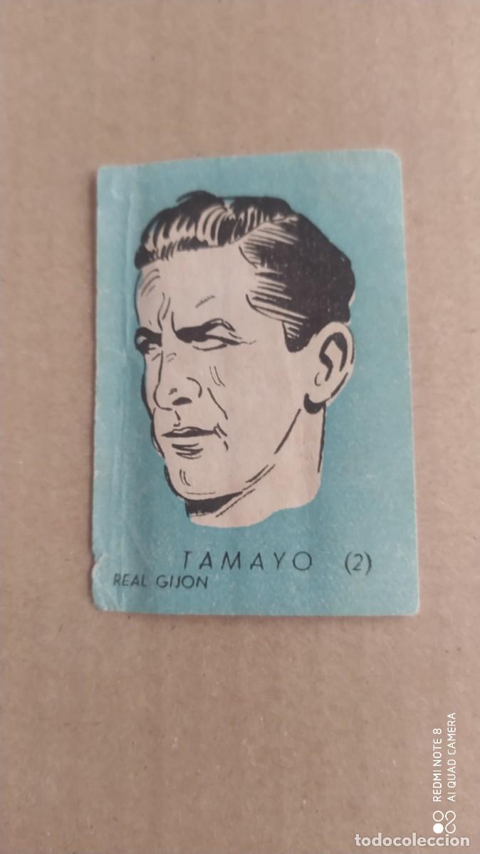 Fu&szlig;ball-Sticker: SPORTING DE GIJON 2 TAMAYO - DINAMICO 1951 1952 -51 52 - CHOCOLATES EL LINCE Y MADAM , F