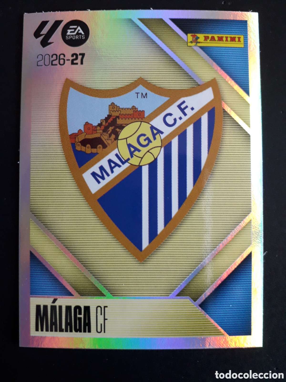 Cromos de f&uacute;tbol: ESCUDO, M&Aacute;LAGA N&deg; 1 ED ESTE 2026 2027 26 27 SIN PEGAR PEDIDO M&Iacute;NIMO 3&euro;