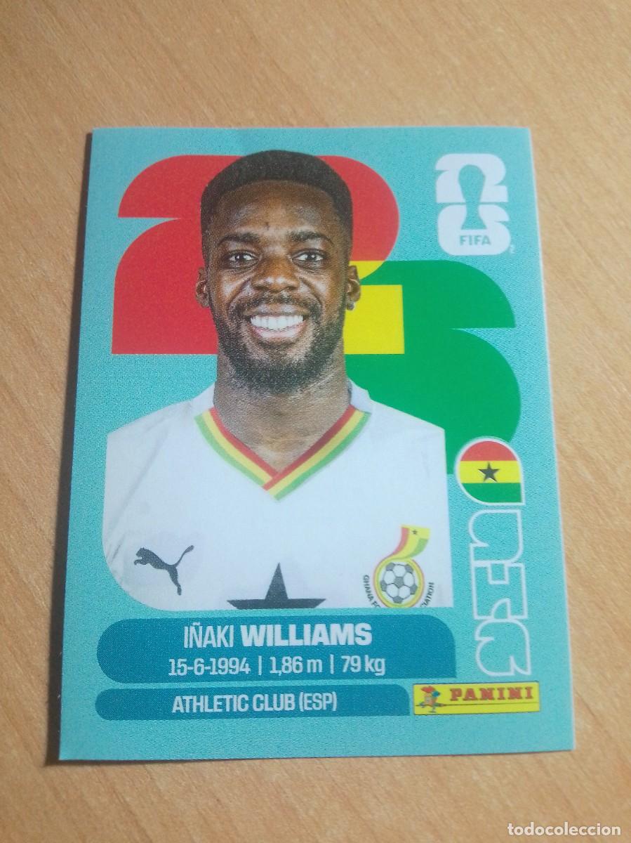 Cromos de f&uacute;tbol: I&Ntilde;AKI WILLIAMS GHANA GHA 15 MUNDIAL FIFA WORLD CUP 2026 26 PANINI STICKERS NUEVO