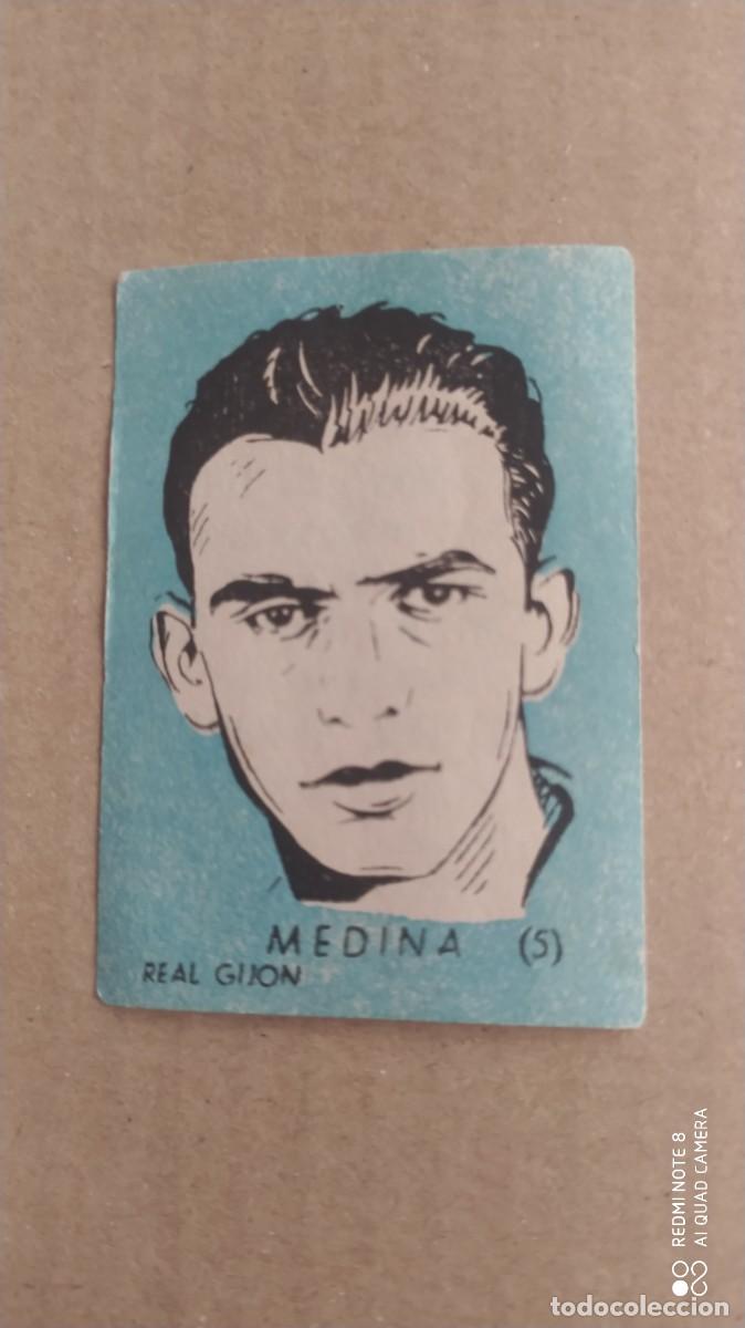 Cromos de f&uacute;tbol: SPORTING DE GIJON 5 MEDINA - DINAMICO 1951 1952 -51 52 - CHOCOLATES EL LINCE Y MADAM , F
