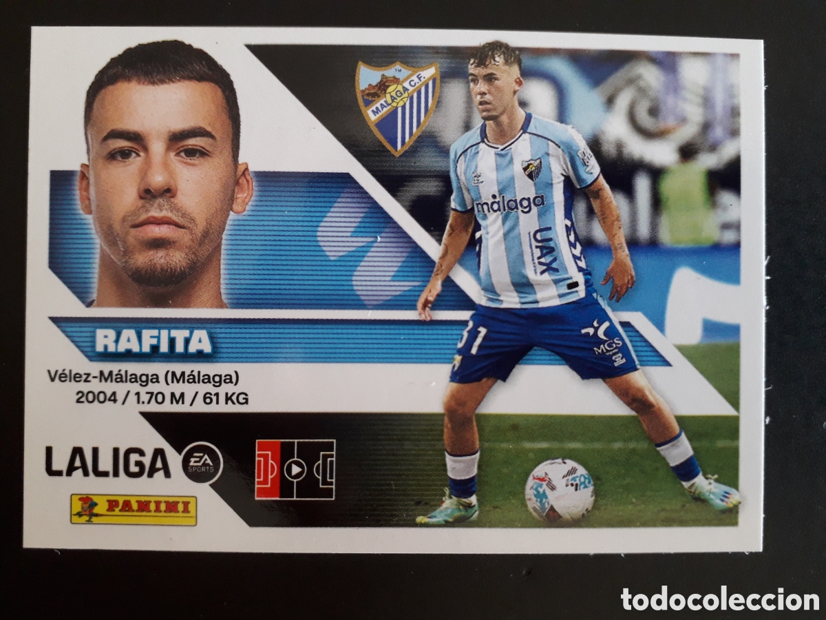 Cromos de f&uacute;tbol: RAFITA M&Aacute;LAGA N&deg; 9 ED ESTE 2026 2027 26 27 SIN PEGAR PEDIDO M&Iacute;NIMO 3&euro;