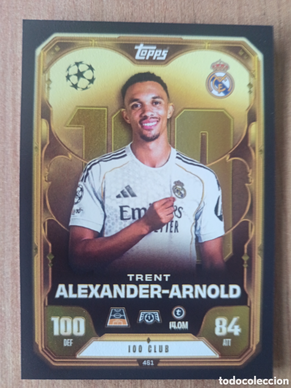 Cromos de f&uacute;tbol: 461 Alexander Arnold CROMO TOPPS MATCH ATTAX 100 CLUB 2025-26 25-26 UEFA