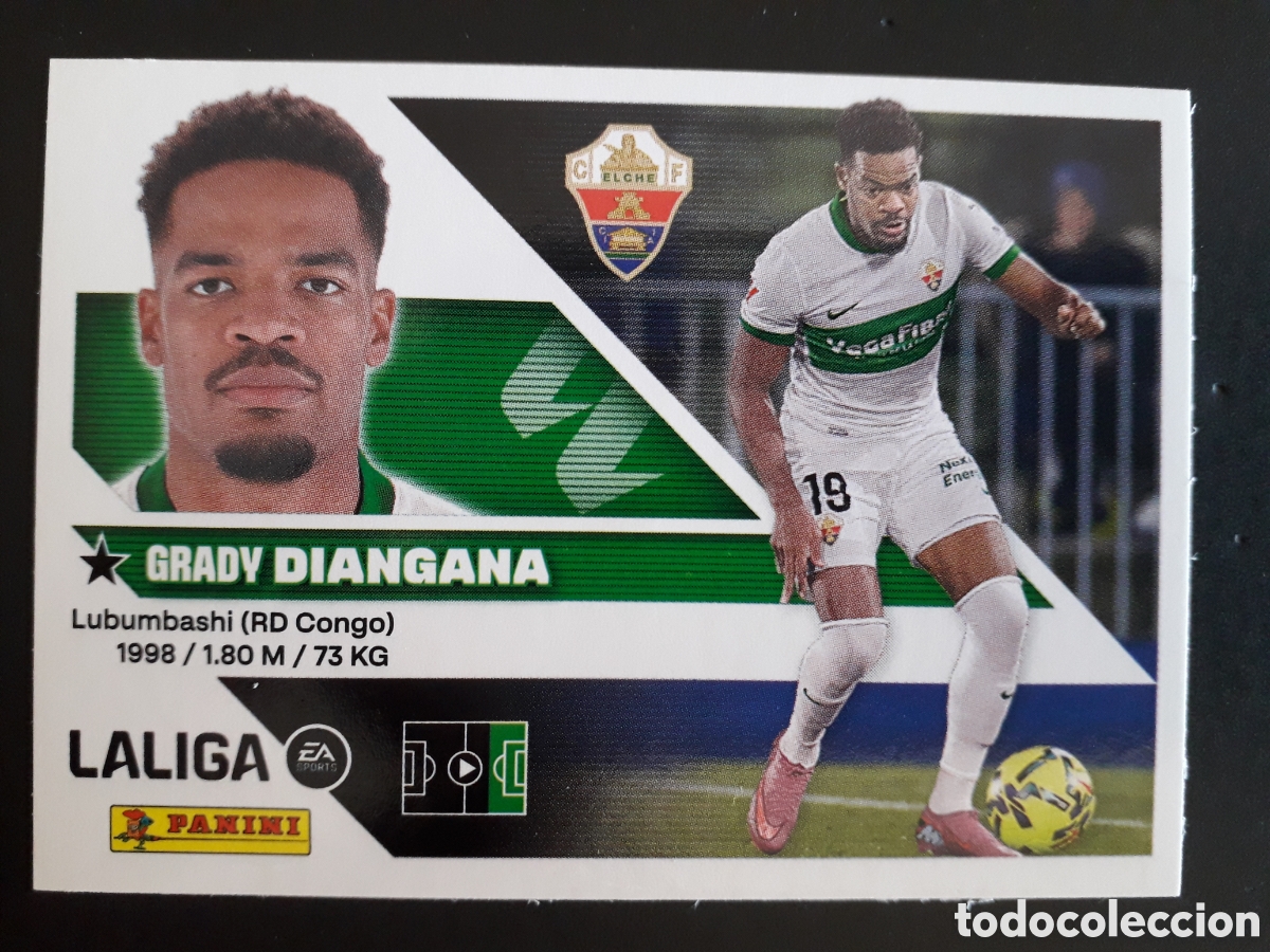 Figurine di Calcio: DIANDANA ELCHE N&deg; 19 ED ESTE 2026 2027 26 27 SIN PEGAR PEDIDO M&Iacute;NIMO 3&euro;