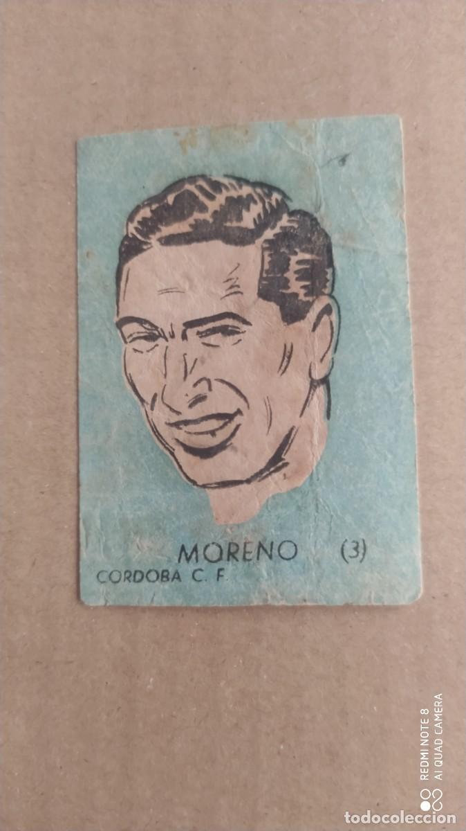 Fu&szlig;ball-Sticker: CORDOBA 3 MORENO - DINAMICO 1951 1952 -51 52 - CHOCOLATES EL LINCE Y MADAM , F