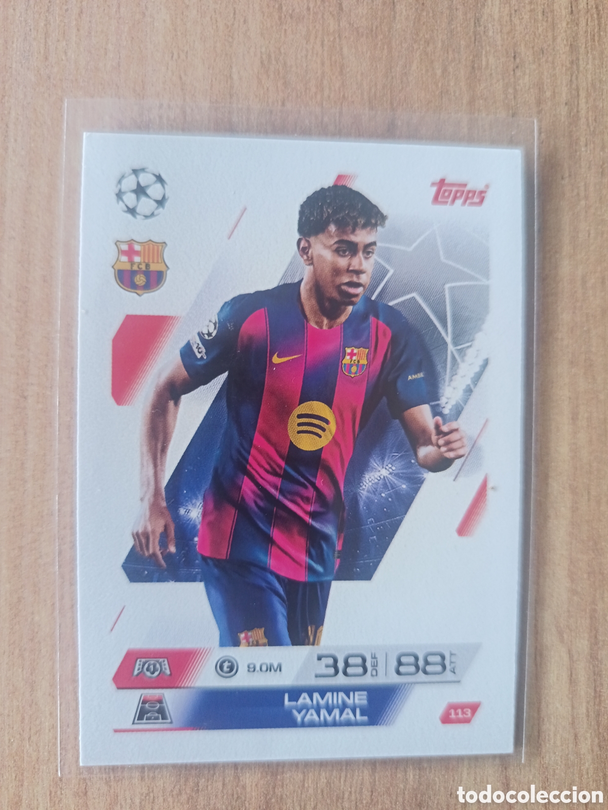 Fu&szlig;ball-Sticker: 113 Lamine Yamal - TOPPS Match Attax 2025 2026 25 26