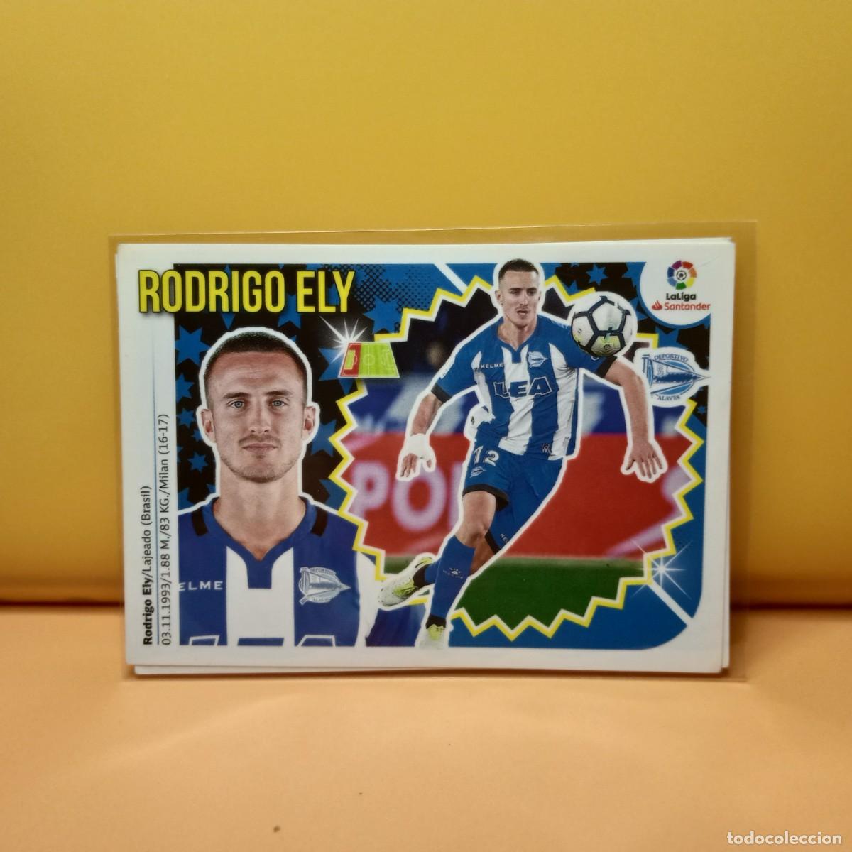 Fu&szlig;ball-Sticker: EDICIONES ESTE 2018 2019 18 19 DEPORTIVO ALAV&Eacute;S RODRIGO ELY 5