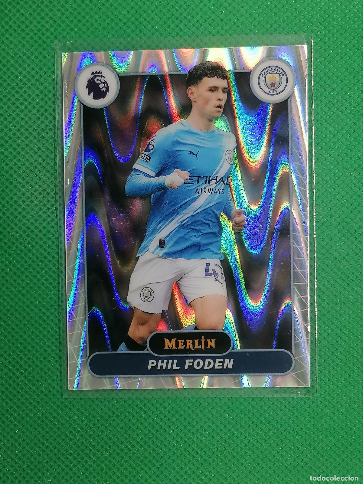 Fu&szlig;ball-Sticker: 122 PHIL FODEN MANCHESTER CITY RAYWAVE ⚽ TOPPS MERLIN CHROME PREMIER 25 26 2025 2026 ⚽