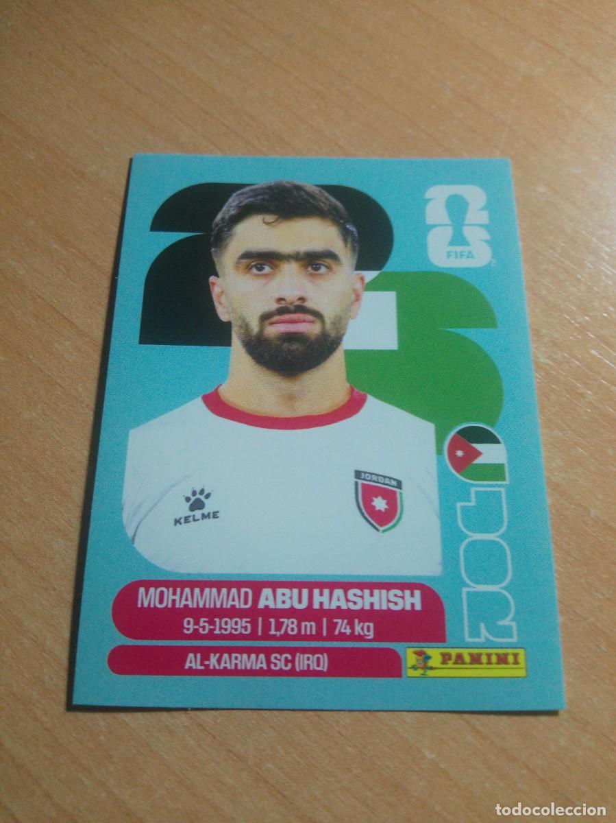 Fu&szlig;ball-Sticker: JOR 4 BU HASHISH , JORDANIA MUNDIAL FIFA WORLD CUP 2026 26 PANINI STICKERS NUEVO