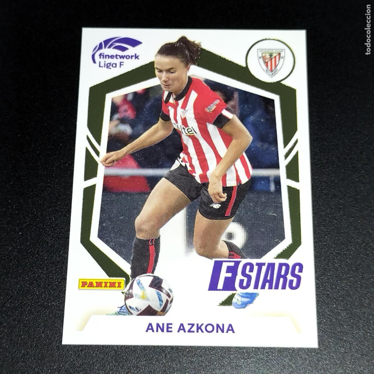 Cromos de f&uacute;tbol: N&ordm; 327 ANE AZKONA STARS ATHLETIC BILBAO CROMOS FINETWORK LIGA F FEMENINA PANINI 2022 2023 22 23