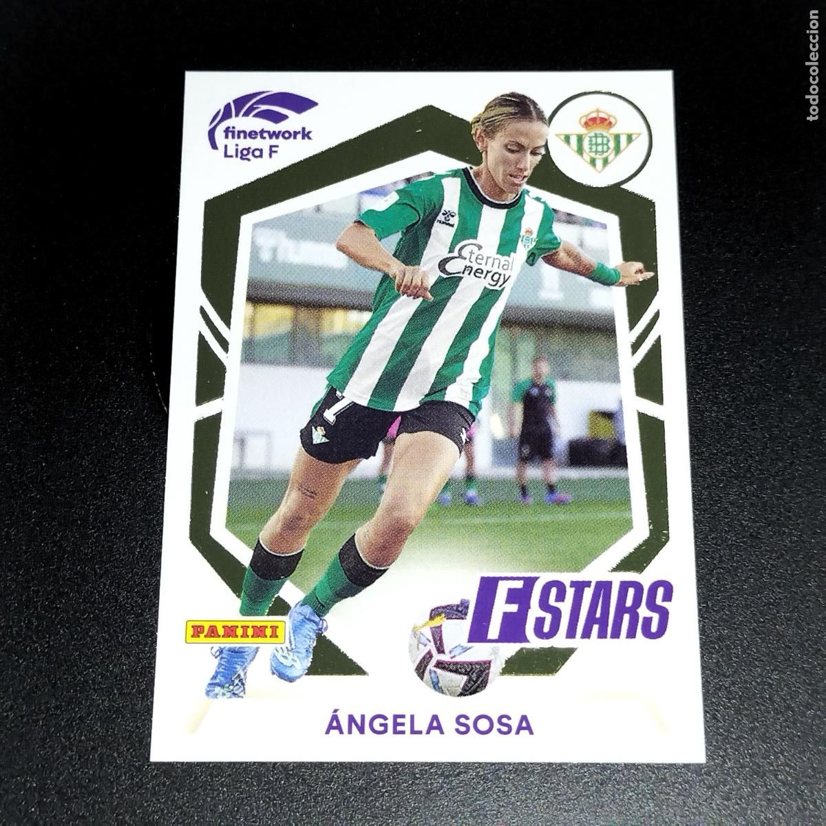Cromos de f&uacute;tbol: N&ordm; 328 ANGELA SOSA STARS BETIS CROMOS FINETWORK LIGA F FEMENINA PANINI 2022 2023 22 23