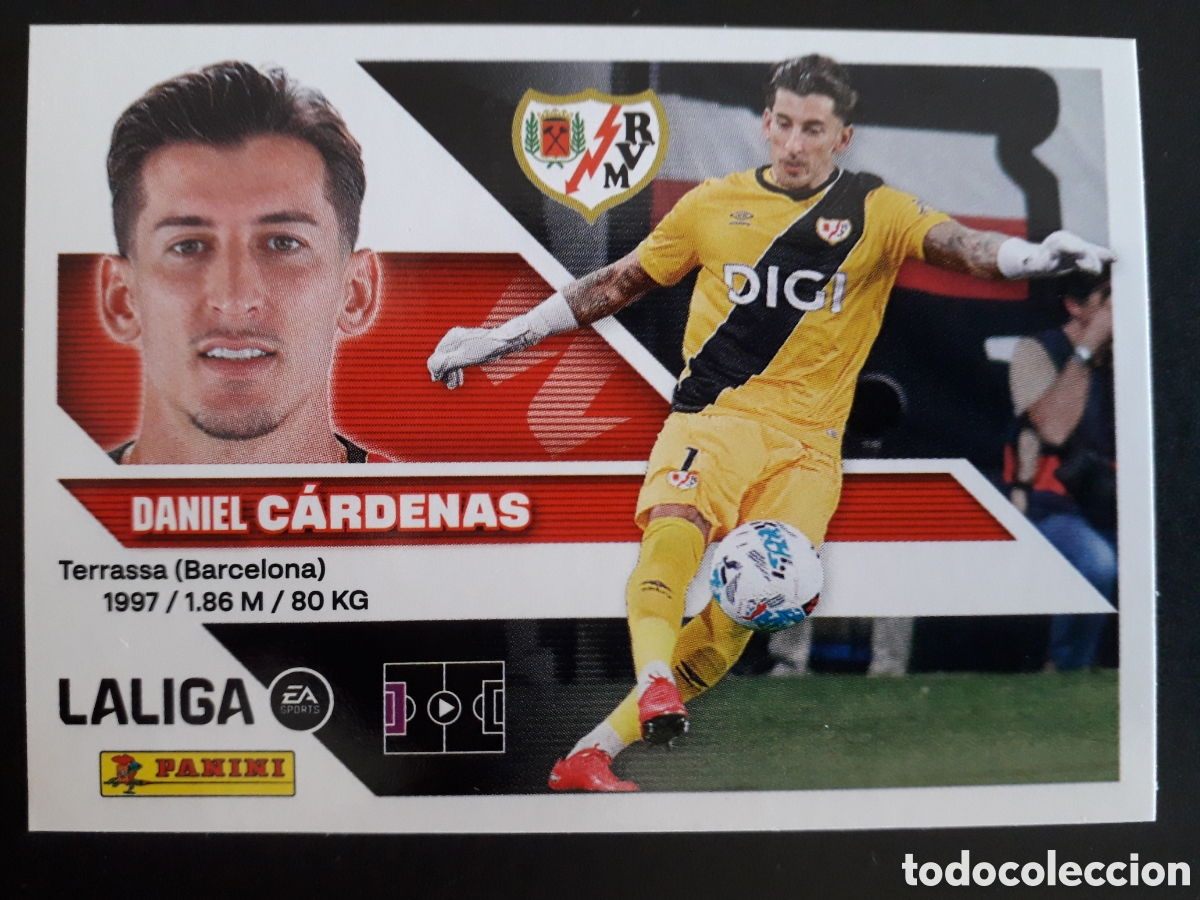 Cromos de f&uacute;tbol: C&Aacute;RDENAS RAYO VALLECANO N&deg; 4 ED ESTE 2026 2027 26 27 SIN PEGAR PEDIDO M&Iacute;NIMO 3&euro;
