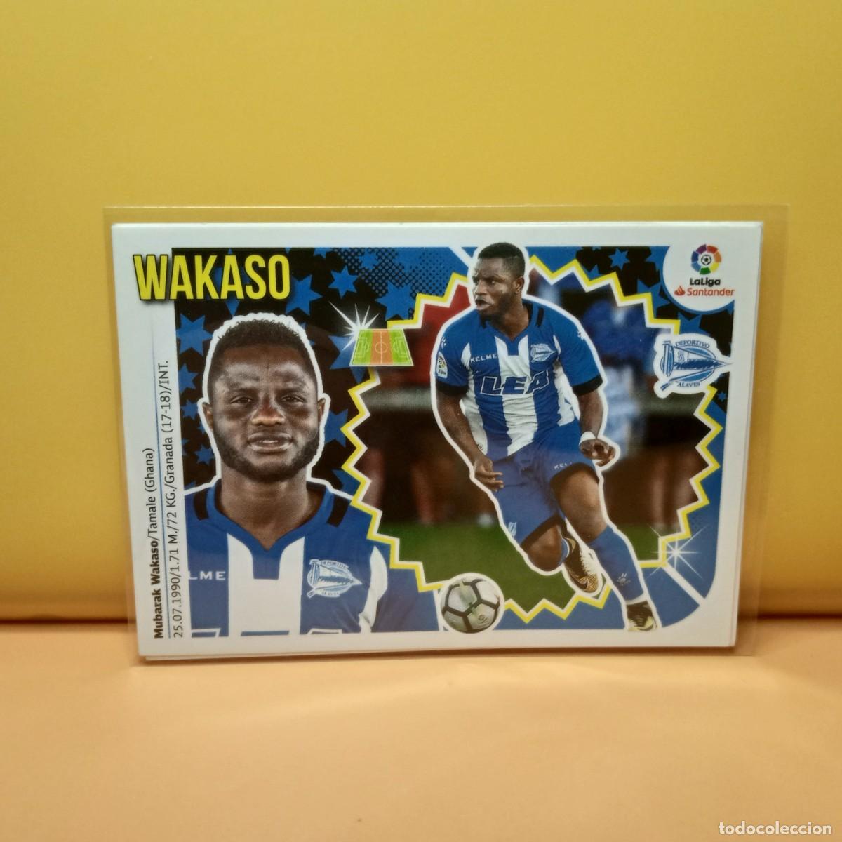 Cromos de f&uacute;tbol: EDICIONES ESTE 2018 2019 18 19 DEPORTIVO ALAV&Eacute;S WAKASO 10