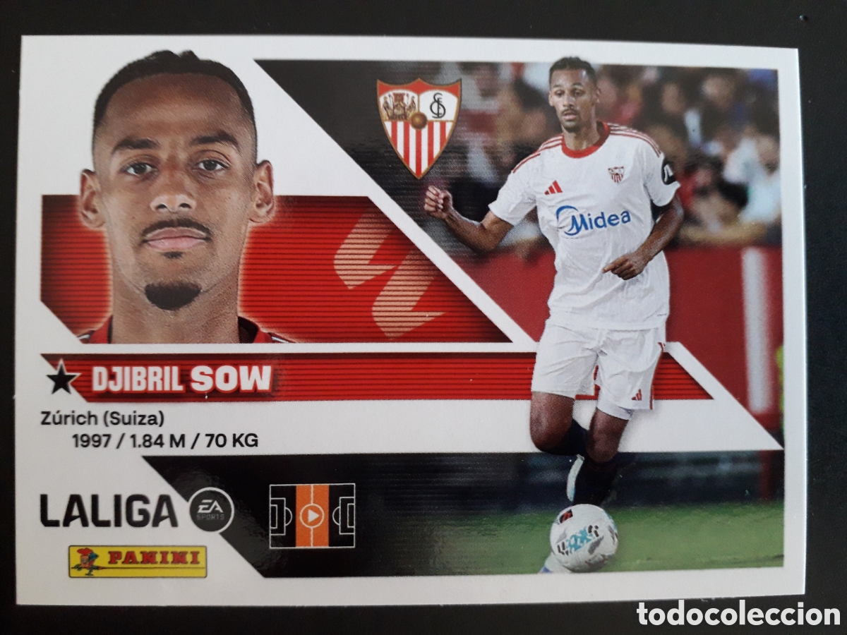 Cromos de f&uacute;tbol: SOW SEVILLA N&deg; 14 ED ESTE 2026 2027 26 27 SIN PEGAR PEDIDO M&Iacute;NIMO 3&euro;