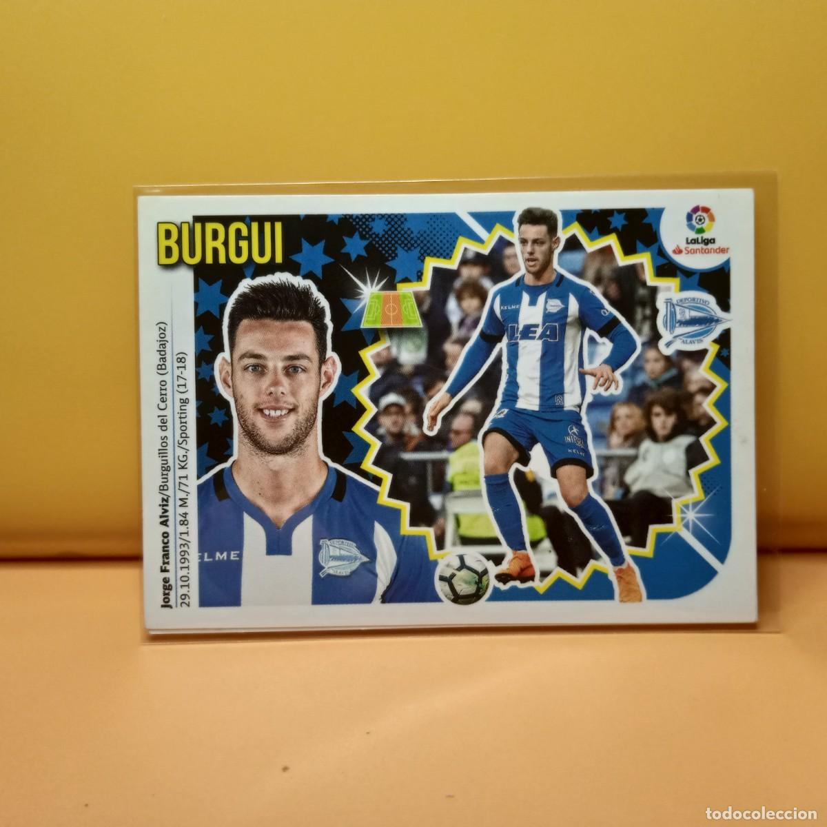 Cromos de f&uacute;tbol: EDICIONES ESTE 2018 2019 18 19 DEPORTIVO ALAV&Eacute;S BURGUI 11