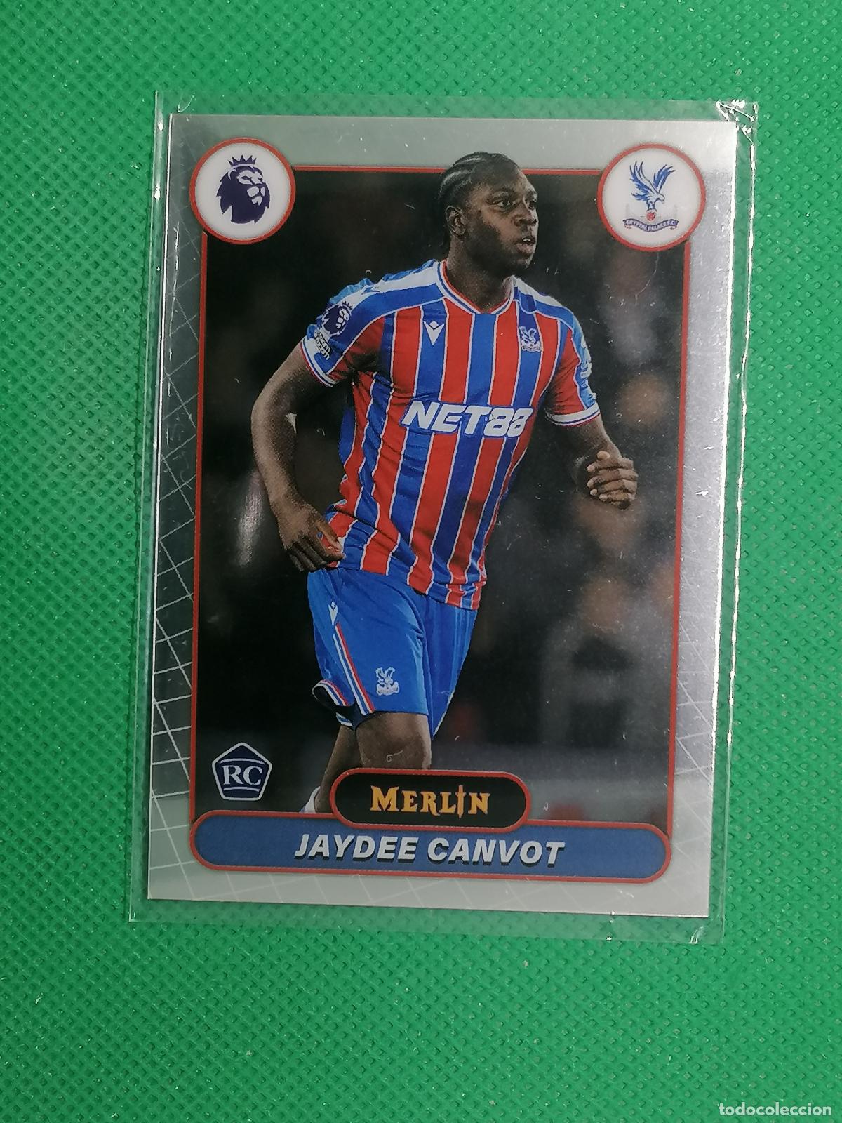 Cromos de f&uacute;tbol: 78 JAYDEE CANVOT CRYSTAL ROOKIE PALACE RAYWAVE ⚽ TOPPS MERLIN CHROME PREMIER 25 26 2025 2026 ⚽