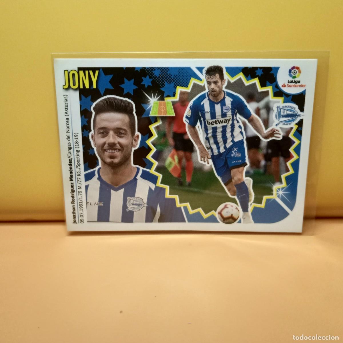 Cromos de f&uacute;tbol: EDICIONES ESTE 2018 2019 18 19 DEPORTIVO ALAV&Eacute;S JONY 12